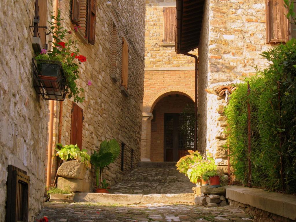 Rocca Dei Malatesta Frontino Buitenkant foto